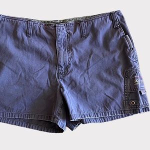 American Eagle Outfitters Women 3” Blue Cargo Chino Shorts Size 4